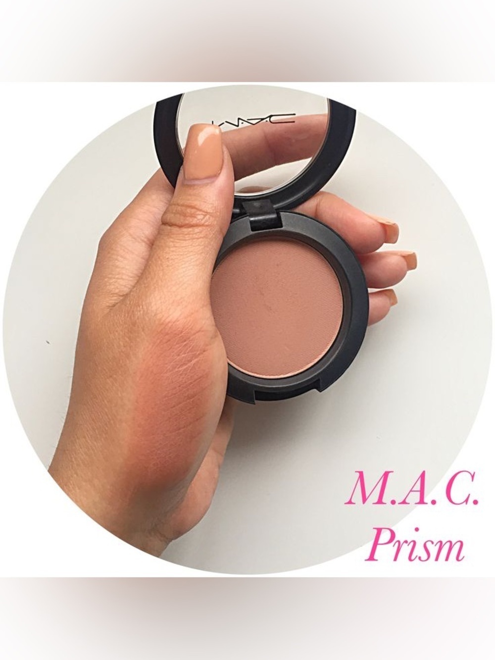 MAC Prism Lovecloud Blush Duo Palette Cosmetics Satin Matte Pink Nude Soft Blur - Picture 7 of 7